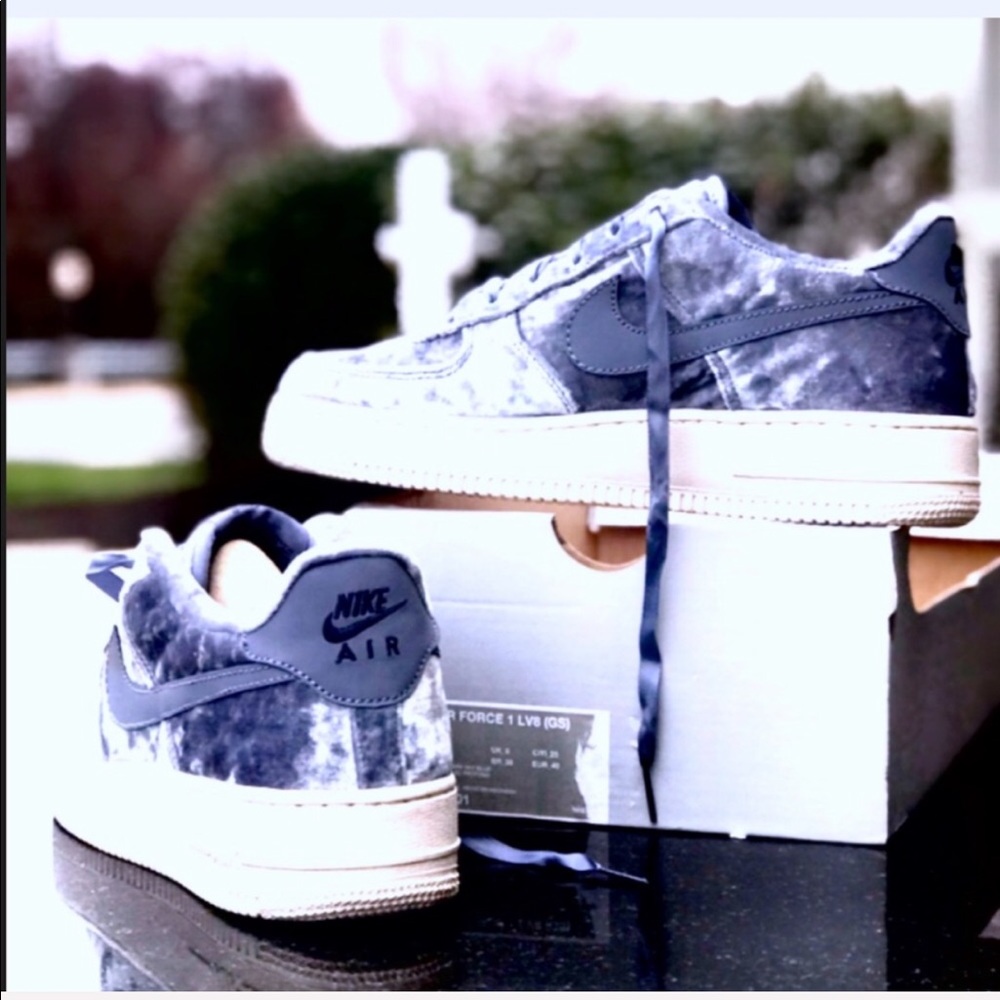 Sale NWT Nike Air Force 1 Lvl 8 Crush Sky Blue - Picture 4 of 8